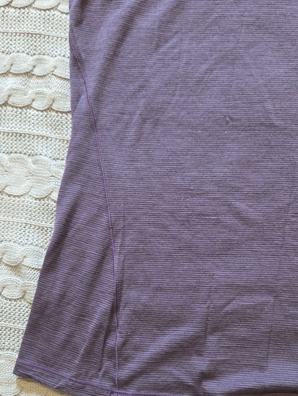Smartwool Classic T-Shirt Womens Large Purple Short Sleeve All-Season 100 Merino - Picture 5 of 7